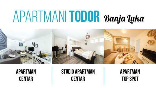 Studio Apartman Centar Banja Luka Exteriör bild
